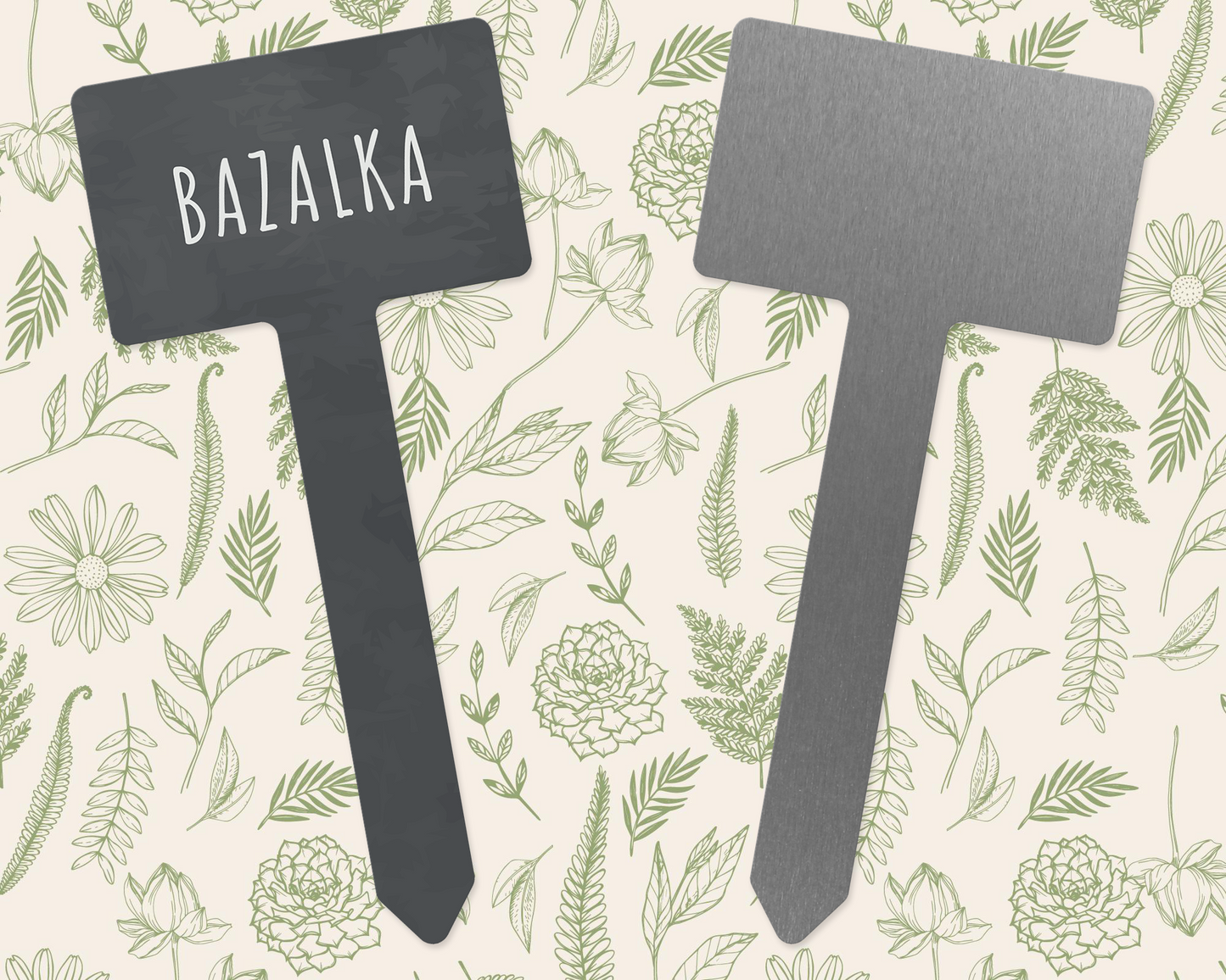 Zahradní zápich Chalkboard